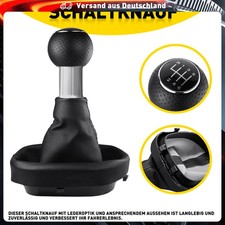 6-Gang Schaltknauf Schaltsack für VW Touran 1T1 1T2 Schaltsack Knauf 1T0711113