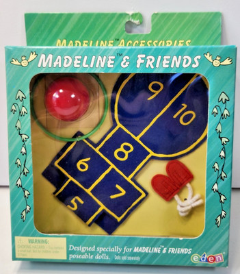 NEW EDEN MADELINE ACCESSORIES MADELINE & FRIENDS HOP SCOTCH PLAYSET RECESS  1999