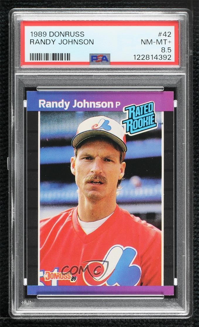Panini Rated Rookie Randy Johnson front
