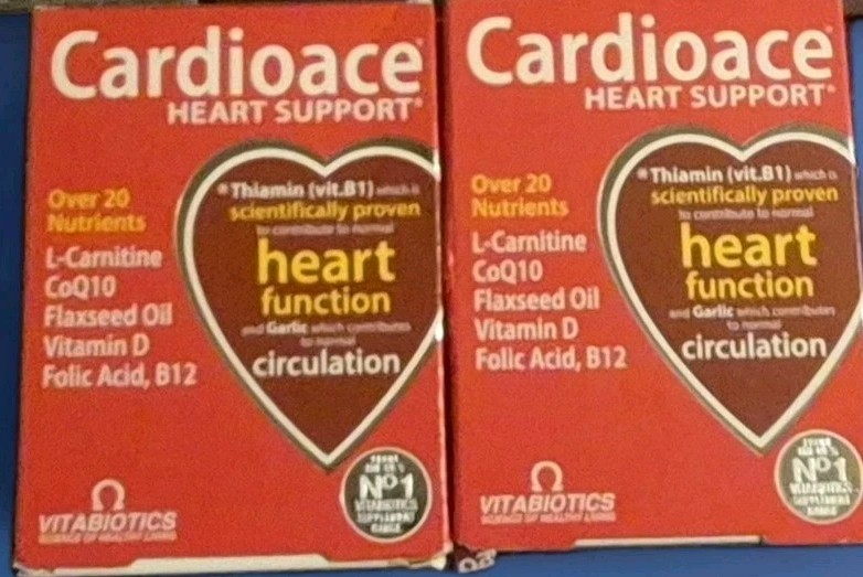 Vitabiotics Cardioace  For Heart Function & Circulation 60 Tablets Expires 01/27