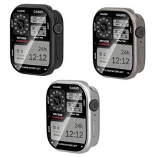 Shockproof Waterproof Metal Bumper Glass Case For iWatch Series 11/10 42mm/46mm