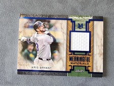 2025 Topps Museum collection baseball Meaningful Materials Kris Bryant /35
