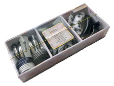 NWT Nicole Miller 28-Pc Hair Accessory Set Clips Combs in Reusable Tray Boxed