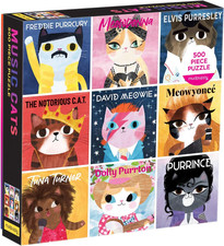 Mudpuppy Music Cats 500 Piece Jigsaw Puzzle NEW SEALED FAST SHIPPING