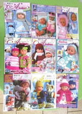 9 Hefte Andrea Kreativ Puppenmode