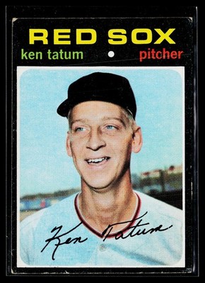 1971 Topps SET-BREAK #601 Ken Tatum VG-VGEX, (HUCK'S)