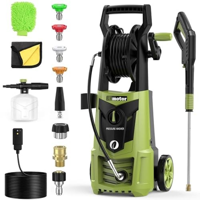 #ad HIMOTOR S5HM PRESSURE WASHER 4000PSI 2.8 GPM WASHER with CORD HOSE GREEN $96.42