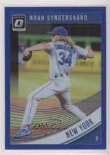 2018 Panini Donruss Optic Blue Prizm 123/149 Noah Syndergaard #110 0pl9