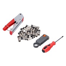 、Koncentryczne narzędzie kompresyjne Wielofunkcyjne regulowane BNC Zestaw zaciskarki do kabli F