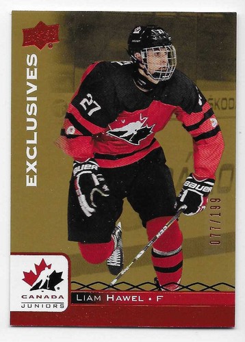 17/18 UD TEAM CANADA JUNIORS EXCLUSIVES PARALLEL /199 (#1-100) U-Pick From List - Picture 46 of 61