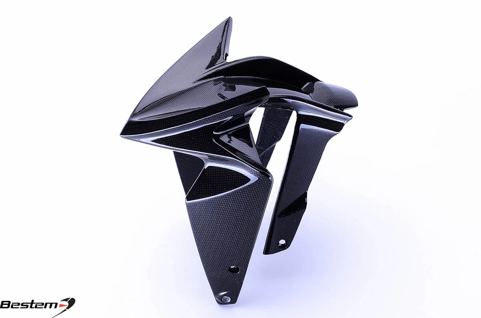 MV Agusta Rivale 800 100% 碳纤维前轮胎挡泥板挡泥板罩 — 第 3/4 张图片