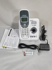 VTech CS6124 DECT 6.0 Cordless Phone w/Digital Answering System White Open Box