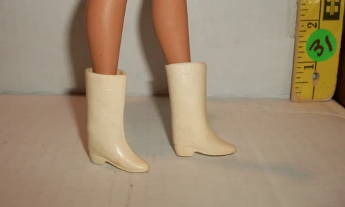 1960S VINTAGE MATTEL JCPENNEY SHOE BAG #1498 WHITE GO GO BOOTS JAPAN LOT A31