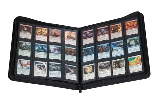Pro Safe 12-Pocket Zipper PRO-Binder Album Black 480 CCG Pokemon Magic Cards