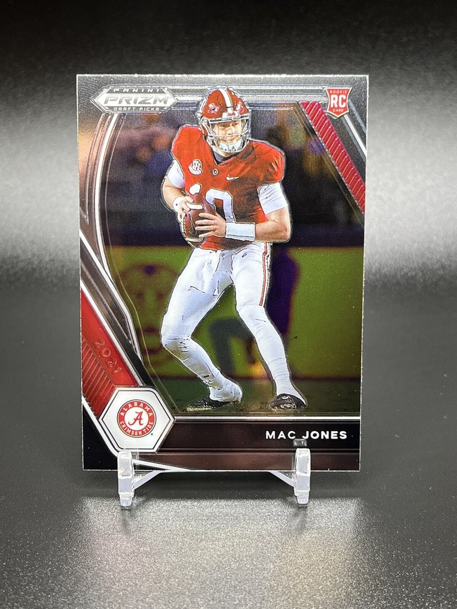 Mac Jones 2021 Panini Prizm Gold Ice Refractor, Rookie Card No 104