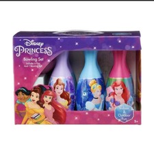 Princess Bowling Set, Fairy Tale Disney Characters on 6 pins with Ball. New Seal