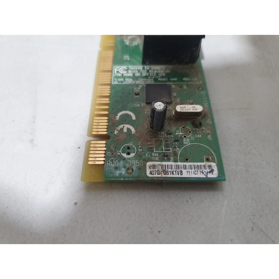 Conexant RD01-D850 Internal Fax Modem 2x Ethernet Ports PCI Express for Desktop - Image 3 of 4