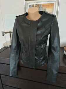 gestuz leather jacket