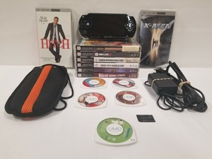 Sony Psp 1001 Black Handheld System Lot W 10 Games 3 Movies Pouch 512mb Bundle Ebay