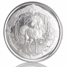 2024 1 oz Silver Coin - Fiji Unicorn .999 Silver Coin BU #A617