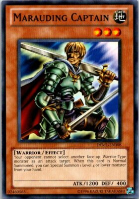 Marauding Captain DEM1-EN008 Yu-Gi-Oh! Light Play Unlimited