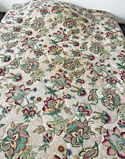 Vintage Thomasville Floral Comforter 82x111 **Extra Long** USA Made