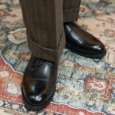 Mens Oxfords Real Leather Cowhide Lace Up Formal Dress Business Wedding Shoes Sz