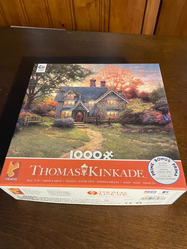 1000 piece Ceaco Thomas Kinkade Jigsaw Puzzle