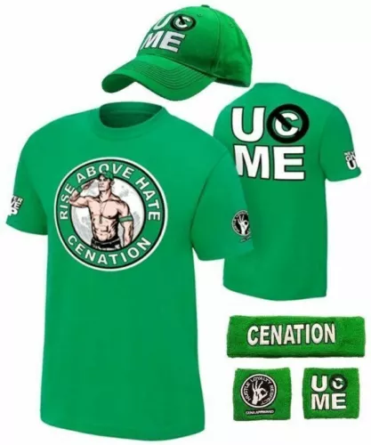 Hat T-shirt Wristbands for John Cena Costume gift jogger mens children boys * - Picture 10 of 30