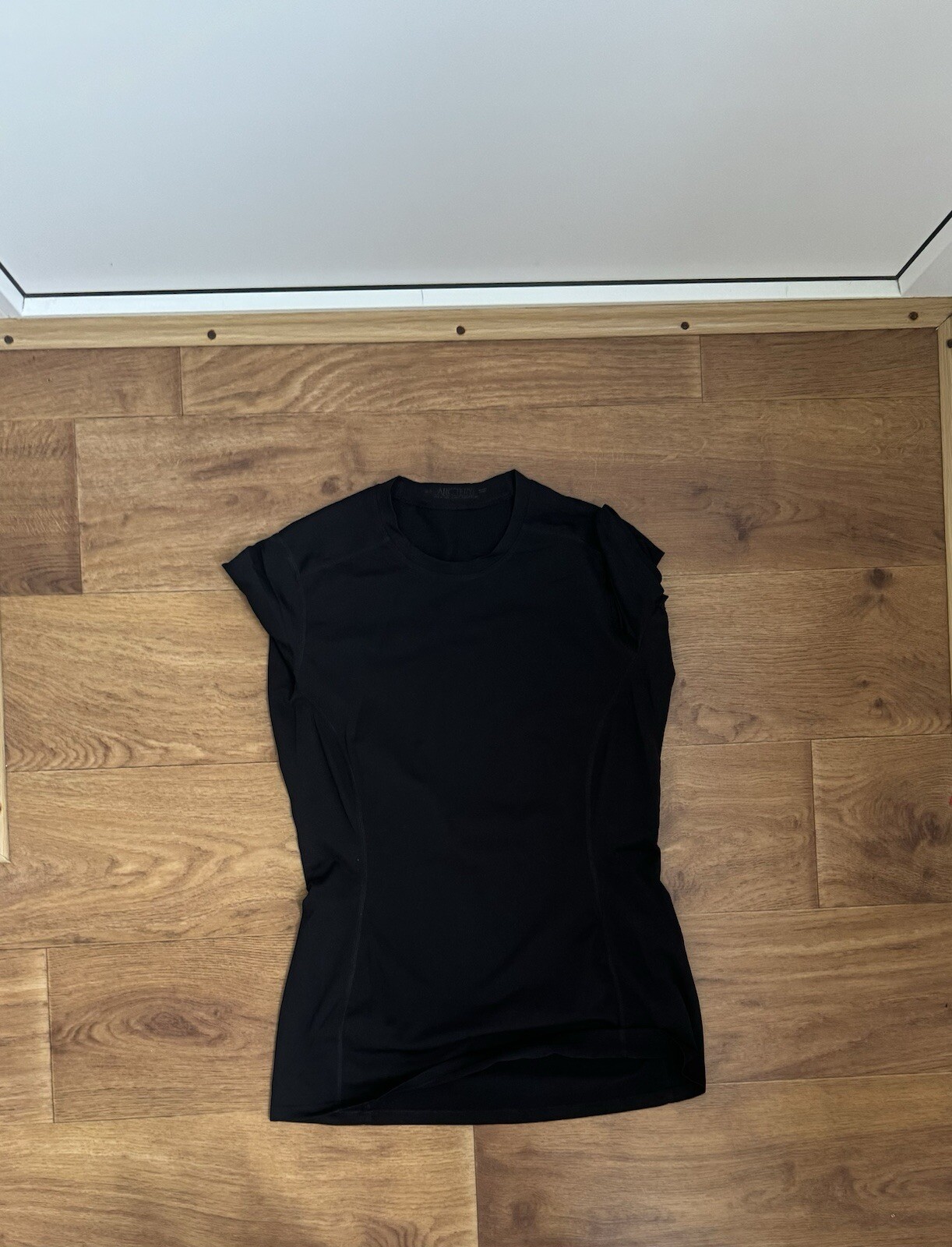 ARC'TERYX Camicia Donna Girocollo Manica Corta Traspirante Top Escursionismo Taglia M