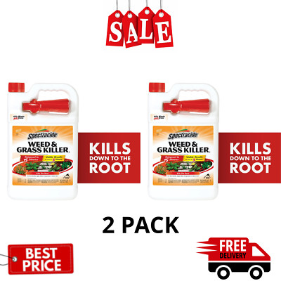 2pk Spectracide Weed and Grass Killer 128 Oz Sprayer Ready-to-use 1 Gallon