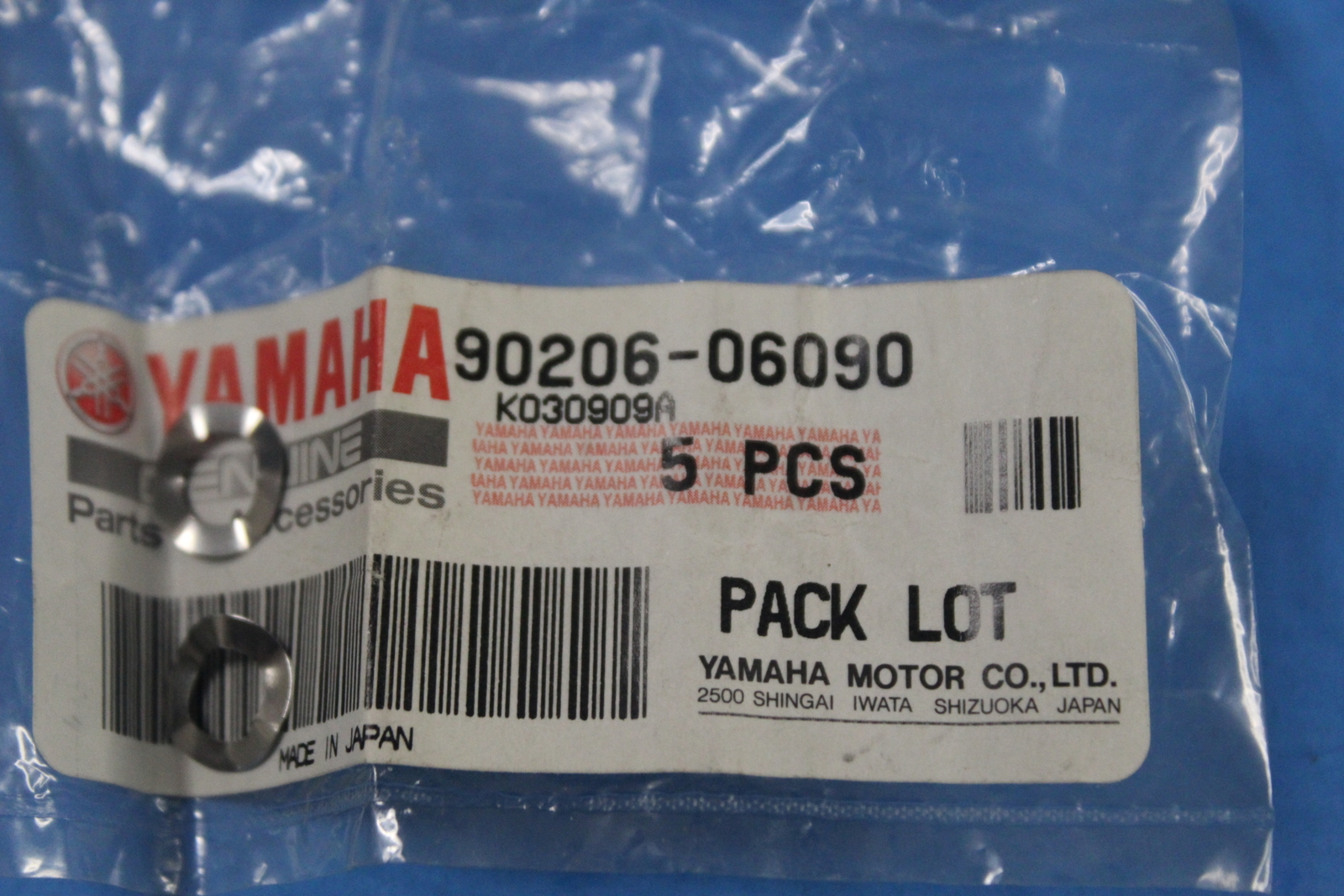 NOS YAMAHA YTM200K YTZ250S BW350T WAVE WASHER PART# 90206-06090-00