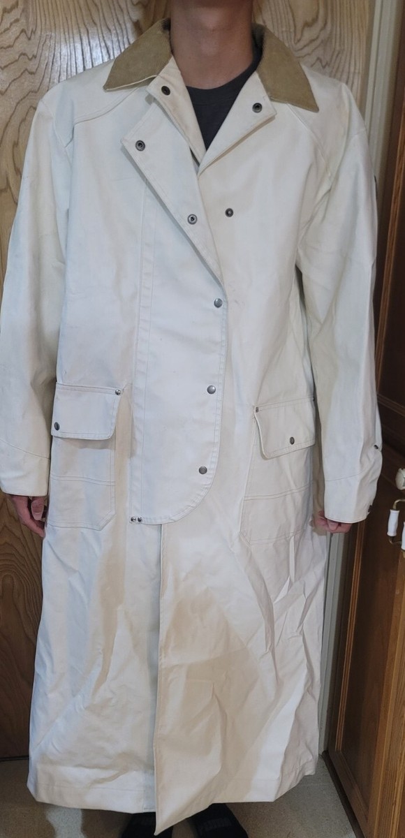 Vintage Polo Ralph Lauren Crest Raincoat Heavy Long Trench Coat S
