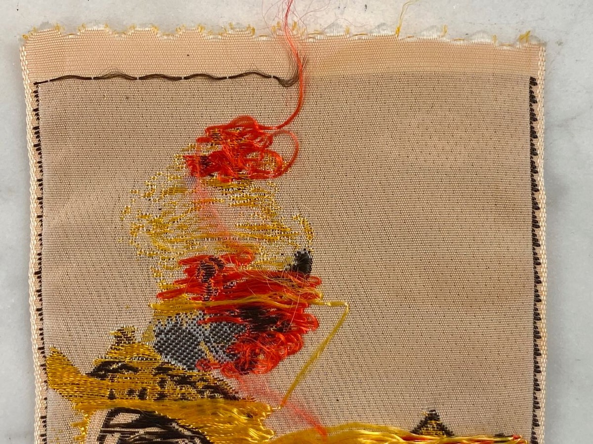 Sale【ART】銀河鉄道Wサムホール VTG WARNER ARTEX Silk Woven Jacquard JEAN HONORE FRAGONARD
