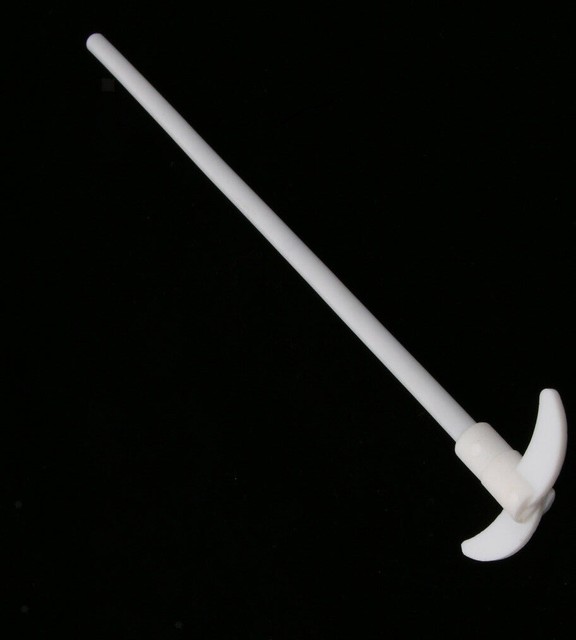 PTFE Coated Stainless Steel Stirring Rod for Laboratory Use L 250mm W