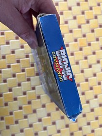 jeu nintendo NES "bionic commando" FRA 1985 boite notice et cale