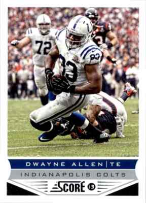 92 Colts 2013 Panini Score Dwayne Allen Indianapolis Colts #92 | eBay