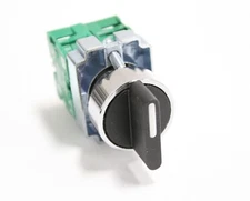 RB2-BD7 22.5mm 3 Pos Spring Return Left to Centre Selector Switch C/W 2NO BE101