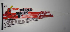 NO PINHOLES 1985 ST. LOUIS CARDINALS WORLD SERIES PENNANT NL CHAMPS OZZIE SMITH