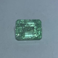 Columbian Emerald Octagon 1.54ct Green Loose gemstone from Muzo Mine
