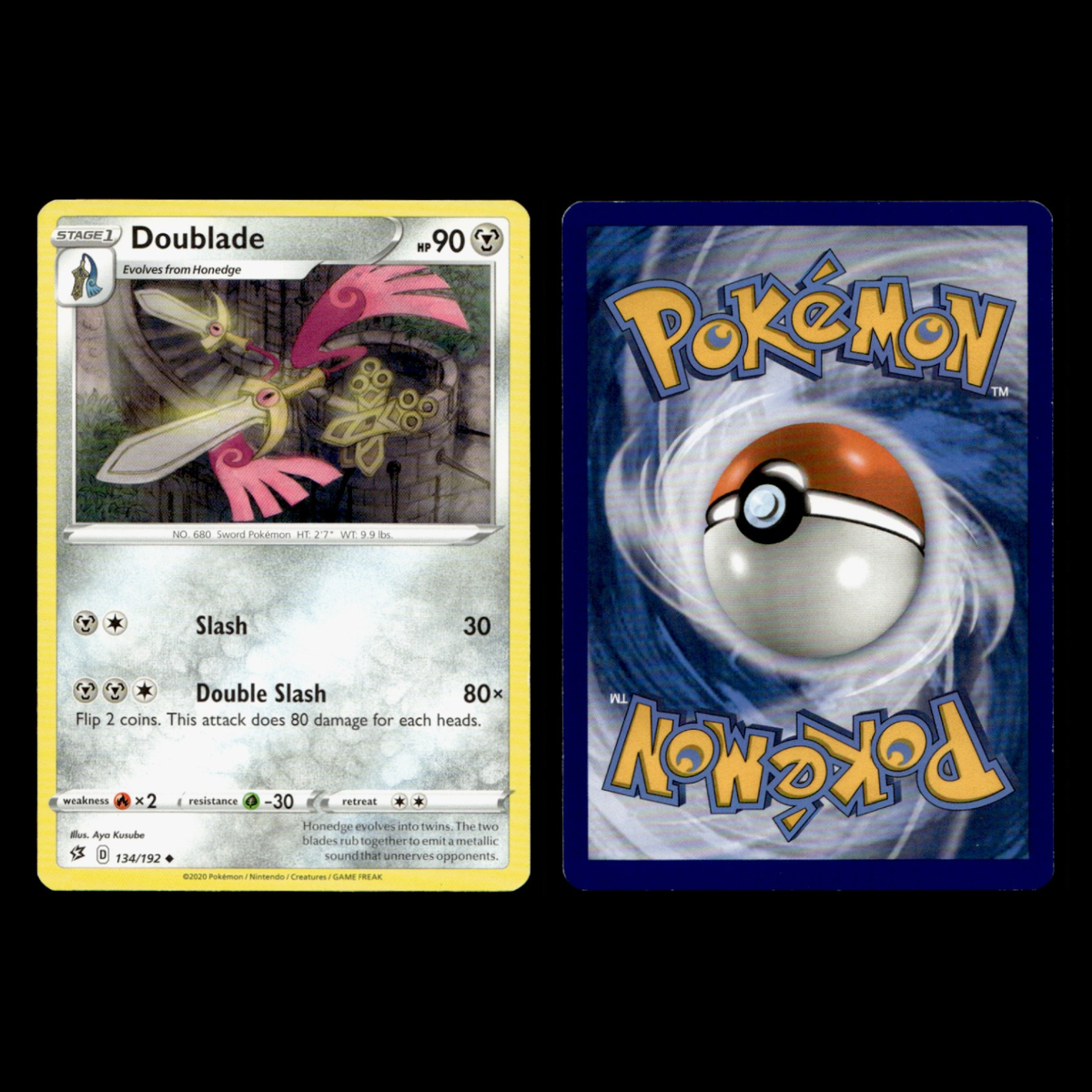 6x Aegislash Lot Doublade Honedge Pokemon Cards Collection
