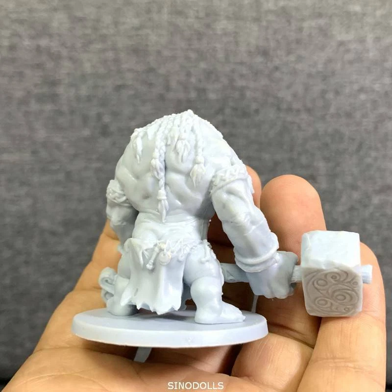 1.5'' Troll Monster Blood Rage Miniatures Board Game Figures Role Playing Models - Image 2 of 3