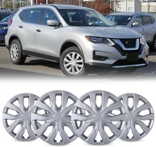 Hubcaps 17" inch Wheel Hub Covers Full Rim Snap On For 2014-2020 NISSAN ROGUE