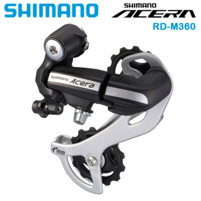 Shimano Acera RD M360 SGS 7 8 Speed Rear Derailleur Black MTB Bicycle Long Cage
