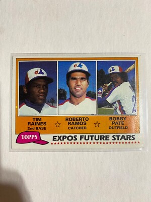 1981 Topps Set-Break #479 Expos Future Stars TIM RAINES ROOKIE | eBay