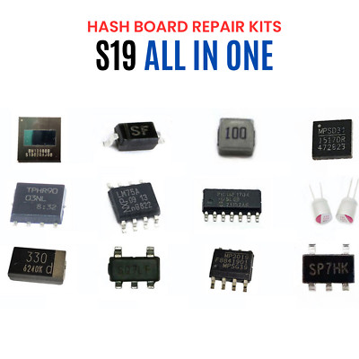 Antminer S19 Hash Board Accessories Kit ASIC Chips BM1398BB Repair Service