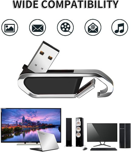 USB Stick 32GB 64GB 128GB Speicherstick Memorystick USB Speicher Drive Schwarz - Bild 9 von 10
