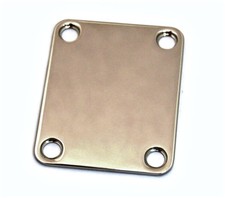 Black Nickel 4-bolt Neck Plate w/Screws for Fender  Strat/Tele/Bass ENP4-BN