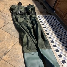 Vinlas Waterproof Chest Waders W/ Bootfoot Wader For Fishing & Hunting NYLON PVC
