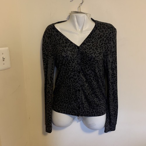 Animal Print Cardigan Size 